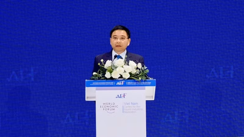 Phó Thủ tướng Nguyễn Văn Thắng phát biểu tại sự kiện (Ảnh: HÙNG TRIỀU)