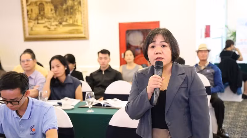 Đại diện doanh nghiệp phát biểu tại sự kiện. (Ảnh: ITPC)