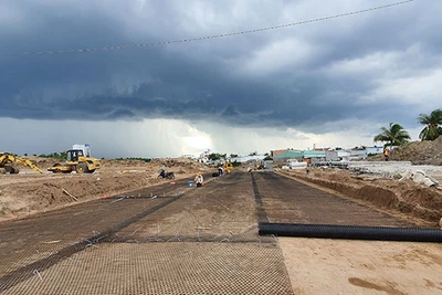 Dự án Chỉnh trang khu dân cư đô thị Phú Khương được đầu tư, xây dựng tại TP Bến Tre.