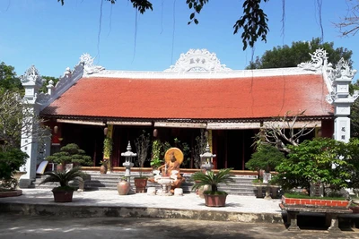 Chùa Hương Nghiêm ở xã Thiệu Trung, huyện Thiệu Hóa, tỉnh Thanh Hóa.