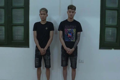  Hai đối tượng bị bắt giữ.