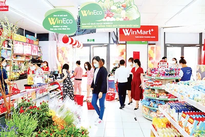 Tập đoàn Masan mua lại hệ thống bán lẻ Vinmart của VinCommerce. Ảnh: ÁNH DƯƠNG 