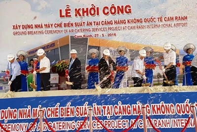 Khởi công xây dựng nhà máy chế biến suất ăn hàng không ở Cam Ranh