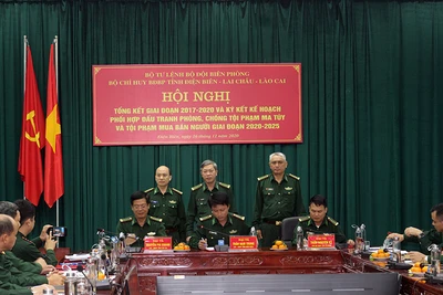 Lực lượng BĐBP ba tỉnh Điện Biên, Lai Châu, Lào Cai ký kết kế hoạch phối hợp đấu tranh phòng, chống tội phạm ma túy, tội phạm mua bán người. 