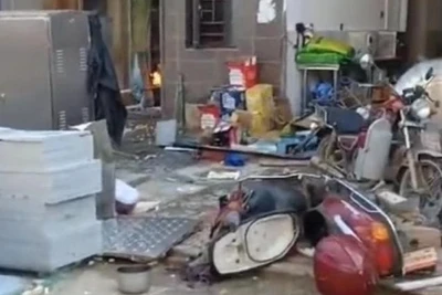 Hiện trường vụ nổ