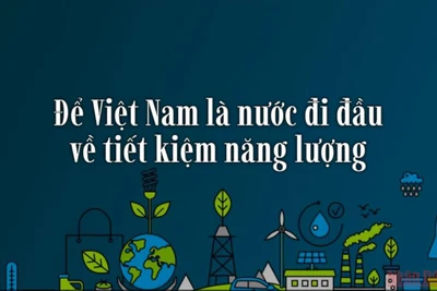 Để Việt Nam là nước đi đầu về tiết kiệm năng lượng