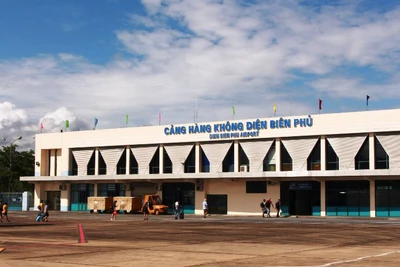 Cảng hàng không Điện Biên Phủ. (Ảnh: Lê Lan)