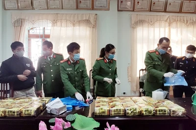 Tang vật của vụ án tại cơ quan điều tra.