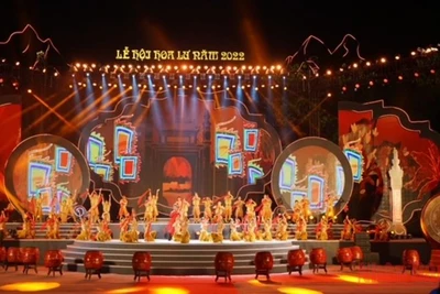 Khai mạc Lễ hội Hoa Lư năm 2022. (Ảnh: Lê Hồng)