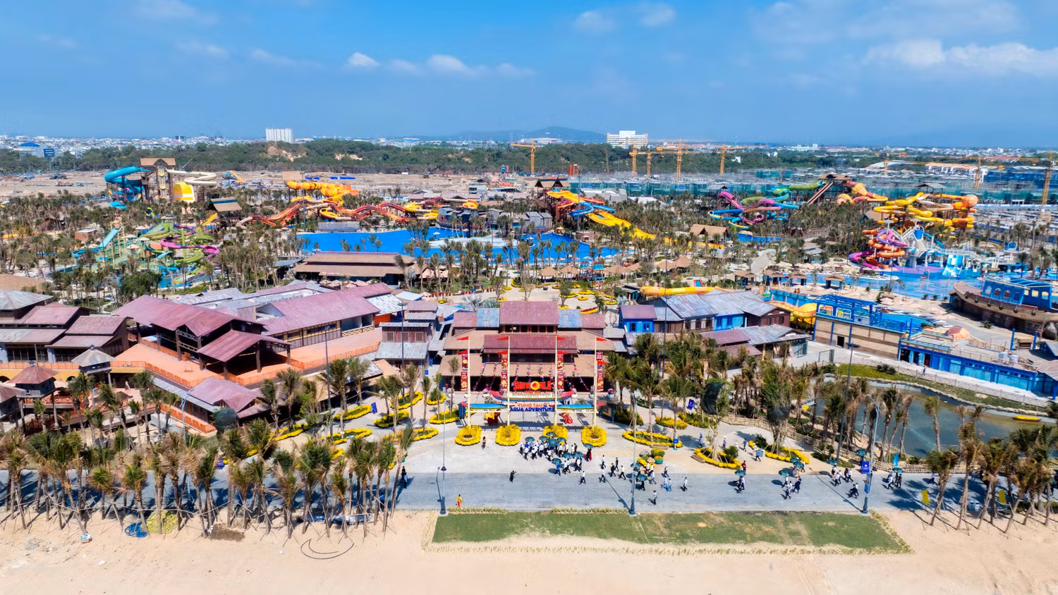 Toàn cảnh Công viên nước Vũng Tàu Aqua Adventure.