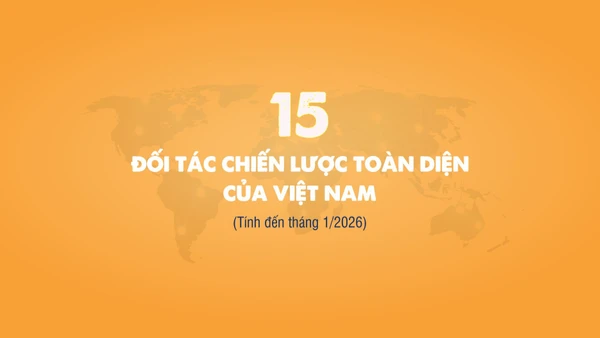 [Infographic] 15 Đối tác chiến lược toàn diện của Việt Nam