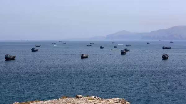 Eo biển Hormuz. (Ảnh: THX/TTXVN)