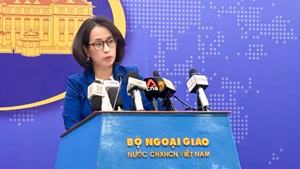 Người phát ngôn Bộ Ngoại giao Việt Nam Phạm Thu Hằng.