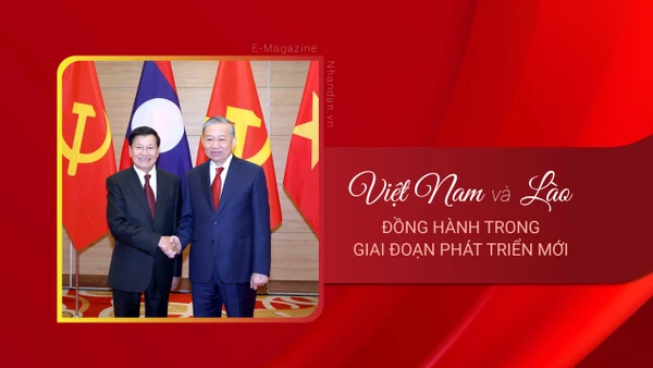 Việt Nam và Lào đồng hành trong giai đoạn phát triển mới