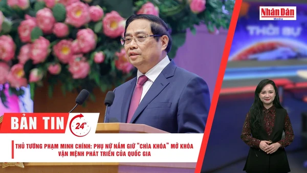 [Video] Thời sự 24h ngày 6/3/2026: Thủ tướng Phạm Minh Chính: Phụ nữ nắm giữ “chìa khóa” mở khóa vận mệnh phát triển của quốc gia