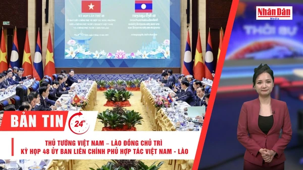 [Video] Thời sự 24h ngày 3/12/2025: Thủ tướng Việt Nam – Lào đồng chủ trì Kỳ họp 48 Ủy ban liên Chính phủ hợp tác Việt Nam - Lào