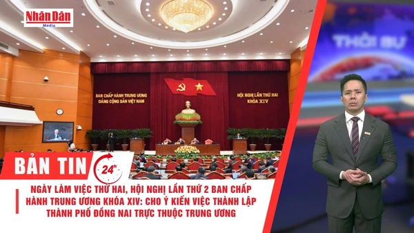 [Video] Thời sự 24h ngày 24/3/2026: Cho ý kiến việc thành lập thành phố Đồng Nai trực thuộc Trung ương