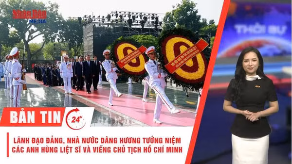 [Video] Thời sự 24h ngày 26/7/2026: Lãnh đạo Đảng, Nhà nước dâng hương tưởng niệm các Anh hùng liệt sĩ và viếng Chủ tịch Hồ Chí Minh