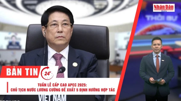 [Video] Thời sự 24h ngày 1/11/2025: Tuần lễ Cấp cao APEC 2025: Chủ tịch nước Lương Cường đề xuất 5 định hướng hợp tác