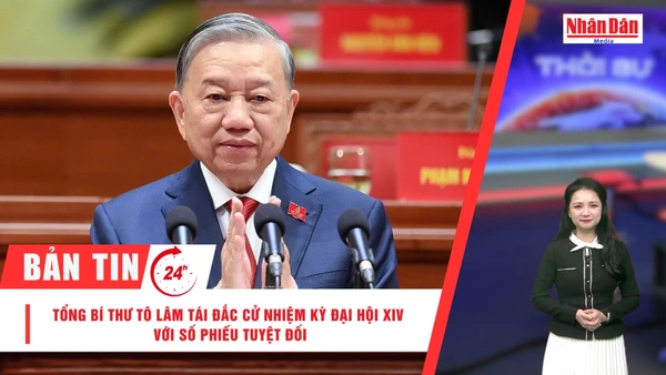 [Video] Thời sự 24h ngày 23/1/2026: Tổng Bí thư Tô Lâm tái đắc cử nhiệm kỳ Đại hội XIV với số phiếu tuyệt đối