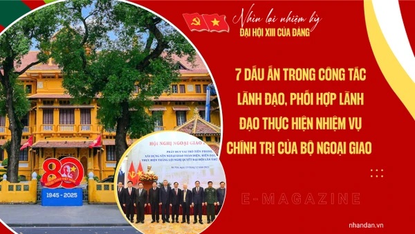 Bảy dấu ấn trong công tác lãnh đạo, phối hợp lãnh đạo thực hiện nhiệm vụ chính trị của Bộ Ngoại giao