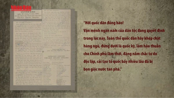 [Video] Ngày 28/8/1945: Tuyên cáo thành lập Chính phủ Lâm thời Việt Nam Dân chủ Cộng hòa