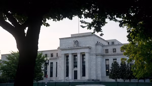 Trụ sở Cục Dự trữ Liên bang Mỹ tại Washington, D.C. (Ảnh: THX/TTXVN)