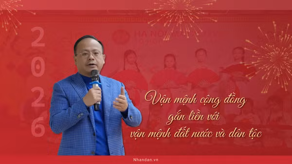 Vận mệnh cộng đồng gắn liền với vận mệnh đất nước và dân tộc