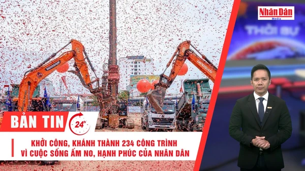 [Video] Thời sự 24h ngày 16/12/2025: Khởi công, khánh thành 234 công trình vì cuộc sống ấm no, hạnh phúc của nhân dân