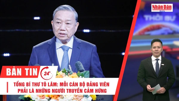 [Video] Thời sự 24h ngày 26/12/2025: Tổng Bí thư Tô Lâm: Mỗi cán bộ đảng viên phải là những người truyền cảm hứng