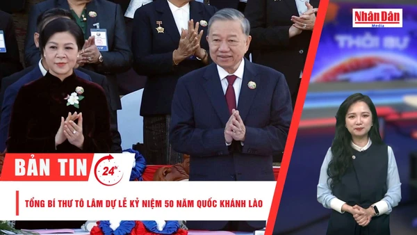 [Video] Thời sự 24h ngày 2/12/2025: Tổng Bí thư Tô Lâm dự Lễ kỷ niệm 50 năm Quốc khánh Lào