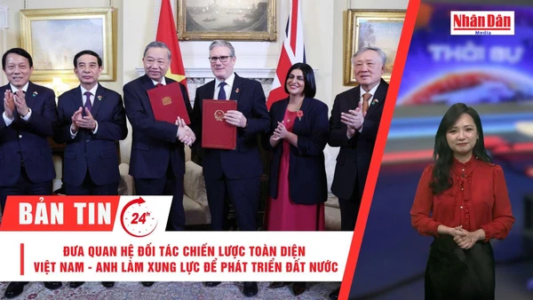 [Video] Thời sự 24h ngày 31/10/2025: Đưa quan hệ đối tác chiến lược toàn diện Việt Nam - Anh làm xung lực để phát triển đất nước