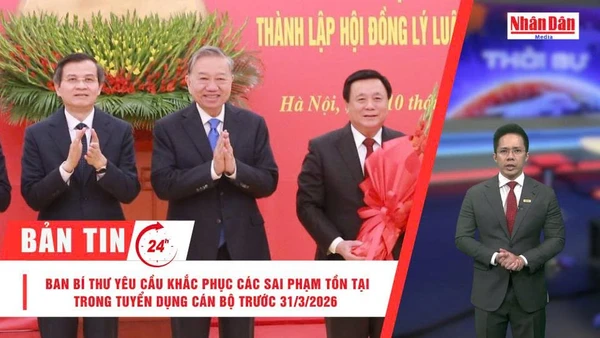 [Video] Thời sự 24h ngày 10/3/2026: Tổng Bí thư Tô Lâm: Hội đồng Lý luận Trung ương là trung tâm nghiên cứu và tư vấn chiến lược những vấn đề lớn của đất nước