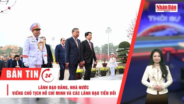 [Video] Thời sự 24h ngày 13/2/2026: Lãnh đạo Đảng, Nhà nước viếng Chủ tịch Hồ Chí Minh và các lãnh đạo tiền bối