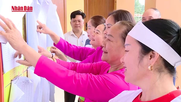 [Video] Xã Suối Hai, TP Hà Nội đẩy mạnh tuyên truyền bầu cử