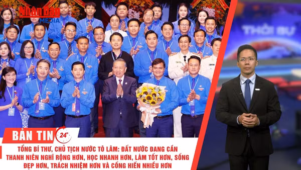 [Video] Thời sự 24h ngày 25/6/2026: Tổng Bí thư, Chủ tịch nước Tô Lâm: Đất nước đang cần thanh niên nghĩ rộng hơn, học nhanh hơn, làm tốt hơn, sống đẹp hơn, trách nhiệm hơn và cống hiến nhiều hơn