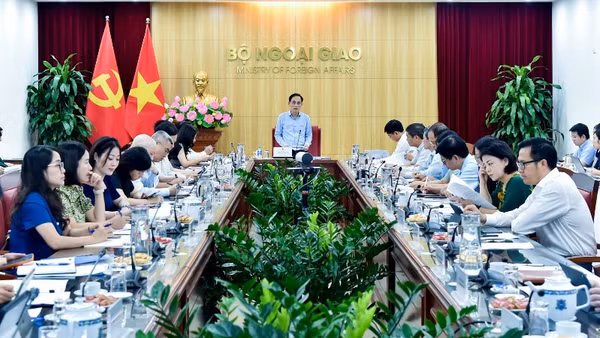 Quang cảnh cuộc họp liên ngành. (Ảnh: Bộ Ngoại giao)