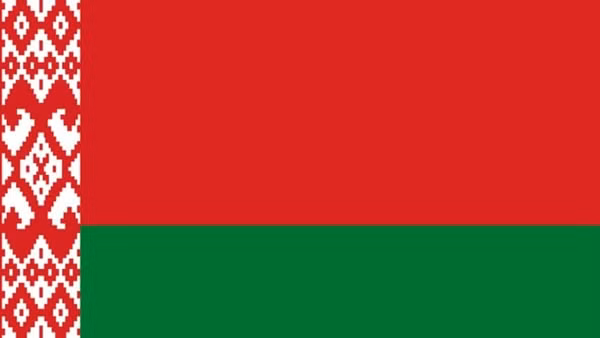 Quốc kỳ Cộng hòa Belarus. (Nguồn: president.gov.by)