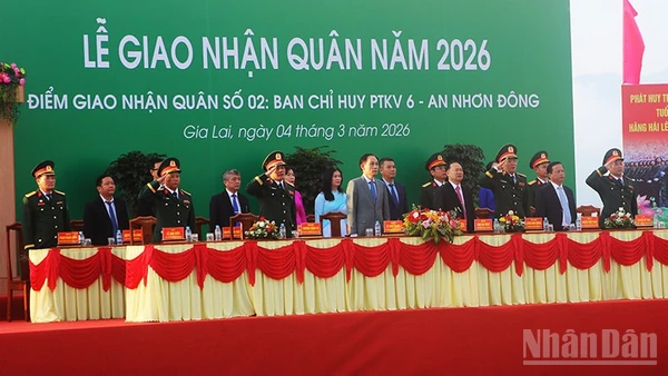 Các đại biểu thực hiện nghi thức chào cờ.