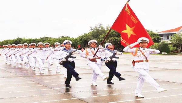 Chắc tay súng, với quyết tâm “còn người còn đảo”.