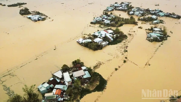 Một số khu vực ở phường Quy Nhơn Bắc, Gia Lai, tái ngập (Ảnh AN NHIÊN)