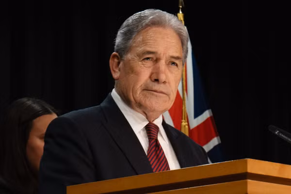 Bộ trưởng Ngoại giao New Zealand Winston Peters. (Ảnh: TTXVN phát)