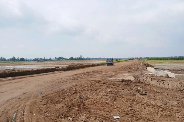 Một dự án đang triển khai trên địa bàn tỉnh Đồng Tháp.