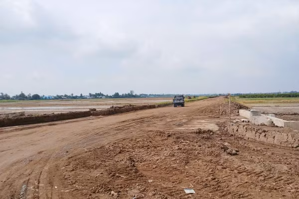 Một dự án đang triển khai trên địa bàn tỉnh Đồng Tháp.