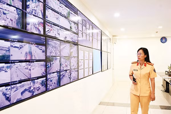 Quản lý giao thông bằng công nghệ mang lại nhiều hiệu quả cho thành phố.