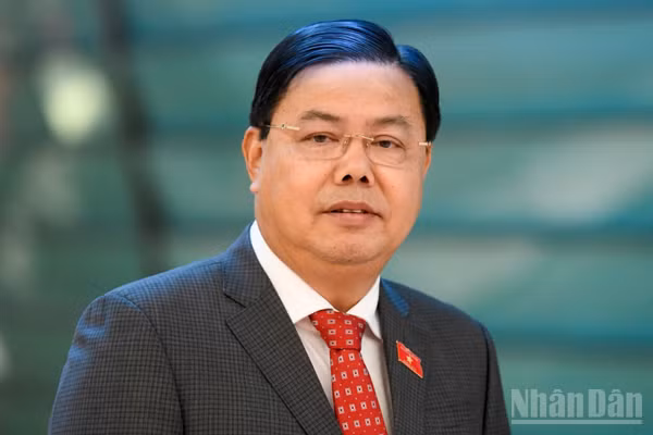 Tân Bộ trưởng Nội vụ Nguyễn Tiến Hải. (Ảnh: DUY LINH)