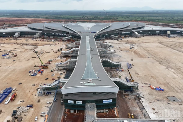 Nhà ga hành khách được xem là "trái tim" sân bay Long Thành.