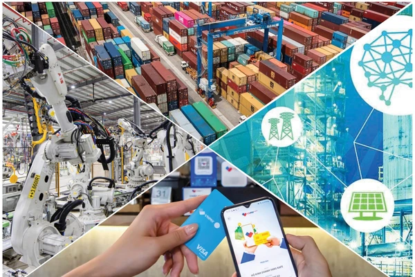 Bốn nghị quyết, bốn lời giải cùng tạo nên một thiết kế liên thông và tương hỗ. (Ảnh Khiếu Minh)