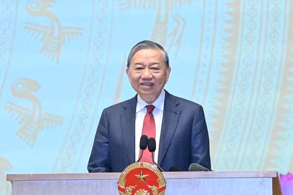 Tổng Bí thư Tô Lâm phát biểu chỉ đạo tại Hội nghị.