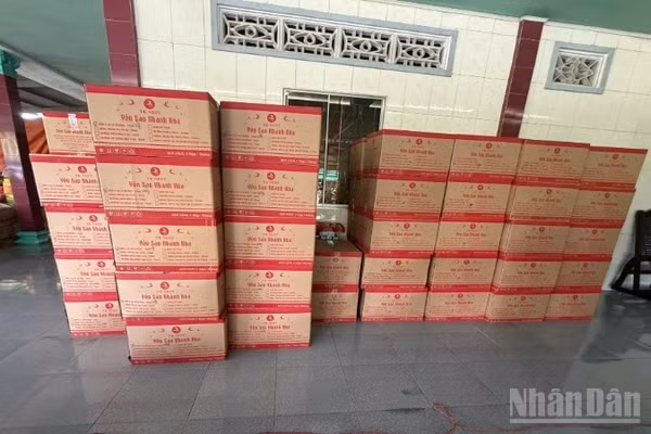 Tang vật bị cơ quan Công an phát hiện và thu giữ để điều tra xử lý. (Ảnh: Công an cung cấp)